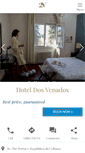 Mobile Screenshot of hoteldosvenados.com