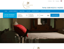Tablet Screenshot of hoteldosvenados.com